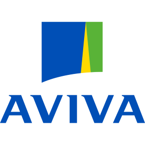 Logo de Aviva (AV.).