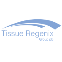 Logo de Tissue Regenix (TRX).