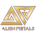 Logo de Alien Metals (UFO).