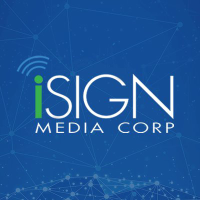 Logo de Isign Media Solutions (CE) (ISDSF).