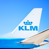 Logo de KLM Royal Dutch Airlines (CE) (KLMR).