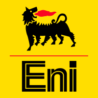 Logo de ENI (E).