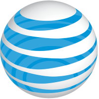 Logo de AT&T (T).