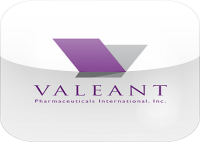 Logo de Valeant Pharma (VRX).
