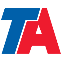 Logo de TravelCenters of America (TA).